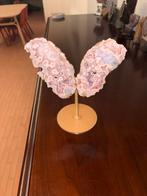 Roze amethist vlinder met chalcedoon, Verzamelen, Ophalen of Verzenden