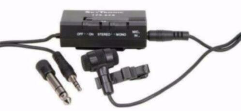 Stereo dasspeld microfoon 623-E, Muziek en Instrumenten, Microfoons, Nieuw, Draadloos, Ophalen of Verzenden