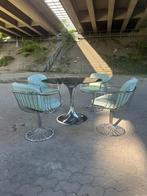 Gastone Rinaldi tafel en 4 stoelen voor Rima-1970, Antiek en Kunst, Antiek | Meubels | Tafels, Ophalen