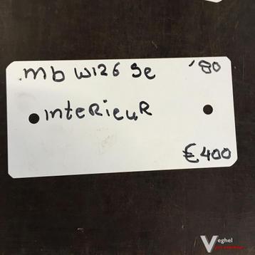 Mercedes W126 1980 Interieur beschikbaar voor biedingen