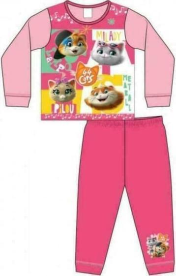 44 Cats Pyjama -Roze/Roze- 86/92 - 92/98 - 98/104 - 104/110