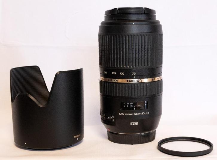 Tamron SP 70-300mm f/4-5.6 Di VC USD (Canon EF), Audio, Tv en Foto, Foto | Lenzen en Objectieven, Zo goed als nieuw, Telelens