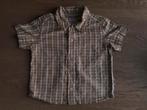 Hemdje geruit S. Oliver maat 80 khaki, Ophalen of Verzenden
