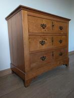 Belle commode en bois massif, 3 ou 4 tiroirs, 25 à 50 cm, Moins de 100 cm, Enlèvement