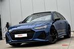 Audi RS6 PERFORMANCE / SOFT CLOSE / MATT CARBON PACK, Auto's, Audi, Automaat, Blauw, RS6, Leder