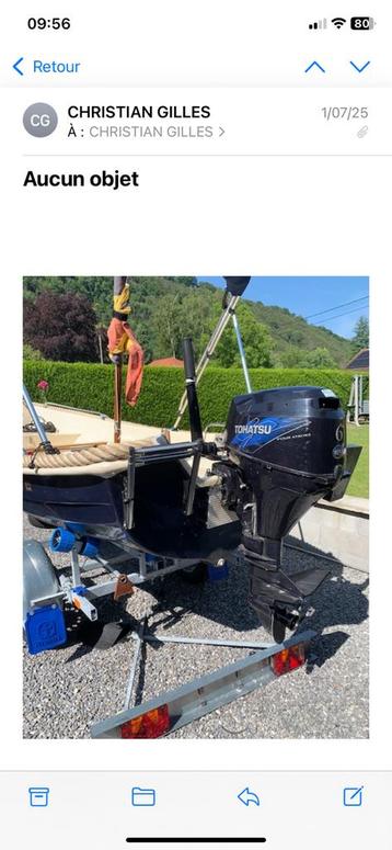 Moteur Tohatsu  6hp   4 tps beschikbaar voor biedingen