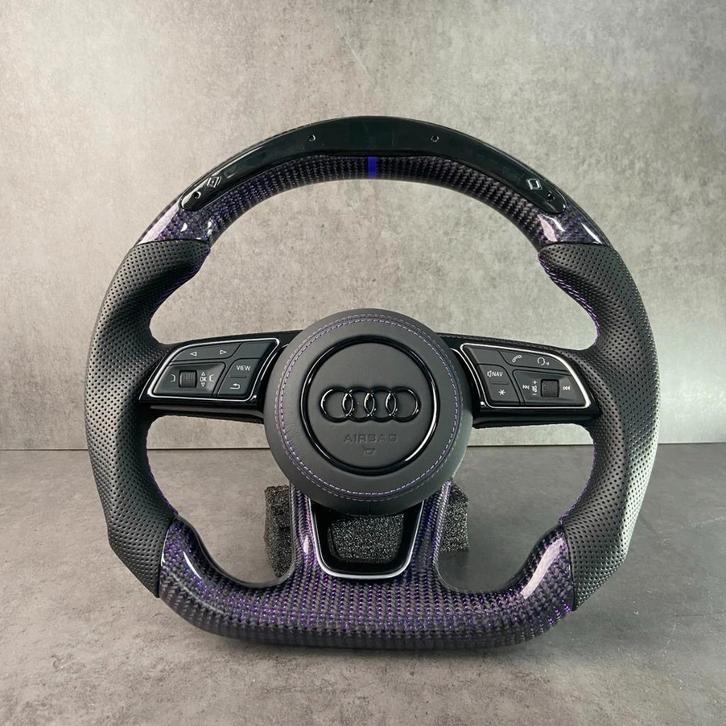 Audi LED stuur compleet leer carbon, Auto-onderdelen, Besturing, Audi, Nieuw, Ophalen of Verzenden