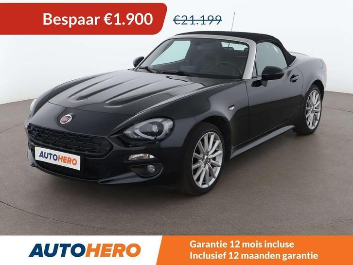 Fiat 124 Spider 1.4 Turbo Lusso (bj 2019, automaat), Auto's, Fiat, Te koop, 124 Spider, ABS, Achteruitrijcamera, Airbags, Airconditioning