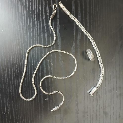 zilveren kettingen, Handtassen en Accessoires, Kettingen, Nieuw, Zilver, Zilver, Ophalen of Verzenden