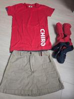 Chiro rok maat 140-152 ,  t-shirt en 2 paar sokken, Ophalen of Verzenden, Zo goed als nieuw
