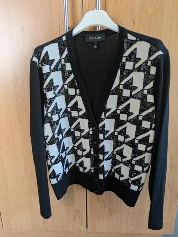 Escada Margaretha Ley Vintage Pailletten Vest beschikbaar voor biedingen