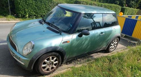 mini one 1.6 2003 EXPORT / MARCHAND, Auto's, Mini, Particulier, One, Benzine, Handgeschakeld, Blauw, Grijs, Ophalen