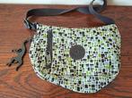 Sac Kipling – Nylon Vert & Noir, Ophalen of Verzenden, Gebruikt, Overige kleuren, Shopper