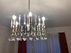 vintage retro hanglamp/luster/kroonluchter, Ophalen, Gebruikt, Glas