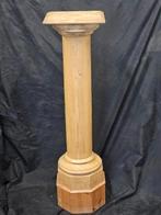 Plantenzuil antiek in hout, Huis en Inrichting, Ophalen