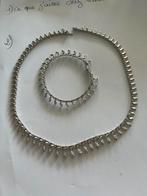 Ensemble en or blanc 18 carats 40,8 grammes, Ophalen of Verzenden, Wit, Goud