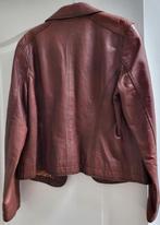 Veste femme en cuir couleur Brun, Bruin, Gedragen, Russo Et Conti, Ophalen
