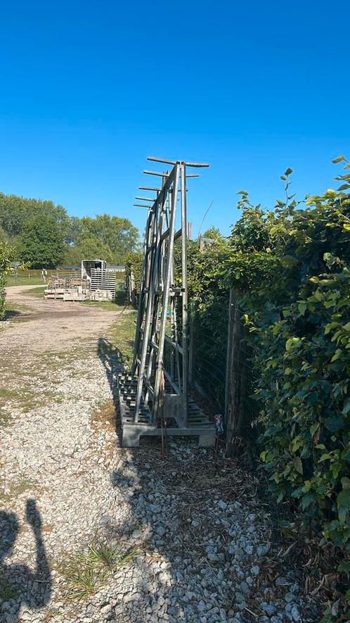 Glasbok ramenbok galva rek, Doe-het-zelf en Bouw, Metalen, Gebruikt, Ophalen