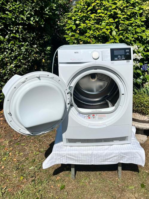 AEG ProSense T6DBG72P - 7kg, Elektronische apparatuur, Droogkasten, Gebruikt, Condens, Voorlader, 6 tot 8 kg, Anti-kreukfase, Wolprogramma