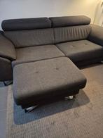 Xooon zetel met poef, Huis en Inrichting, Zetels | Zetels, Ophalen, 100 tot 125 cm, Driepersoons, Zo goed als nieuw