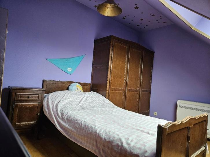 Slaapkamer te koop, Huis en Inrichting, Slaapkamer | Complete slaapkamers, Gebruikt, Eenpersoons, Ophalen