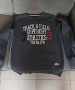 Sweat Superdry col rond L, Kleding | Heren, Truien en Vesten, Ophalen of Verzenden, Gedragen, Maat 52/54 (L), Grijs