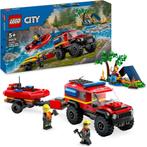 Neuf - Lego Le camion de pompiers et le canot de sauvetage (, Kinderen en Baby's, Speelgoed | Duplo en Lego, Ophalen of Verzenden