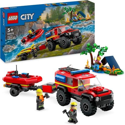 Neuf - Lego Le camion de pompiers et le canot de sauvetage (, Kinderen en Baby's, Speelgoed | Duplo en Lego, Nieuw, Lego, Complete set