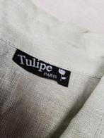 100 % linnen bloes. Maat 38/40 - natuurkleur tulipe paris., Taille 38/40 (M), Enlèvement ou Envoi, Neuf