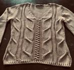 Passport 36 mooie katoenen kabeltrui, Kleding | Dames, Passport, Beige, Ophalen of Verzenden, Zo goed als nieuw