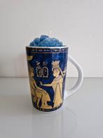 Mug égyptien avec bougie bleue, Maison & Meubles, Cuisine | Vaisselle, Tasse(s) et/ou soucoupe(s), Céramique, Utilisé, Enlèvement ou Envoi