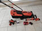 Grasmachine, Grastrimmer op batterij, Tuin en Terras, Grasmaaiers, Ophalen, Accu-grasmaaier, Nieuw, Opvangbak