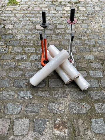 Cellofaanrol houders met cellofaanrollen beschikbaar voor biedingen