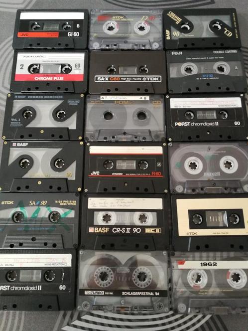 lotje voorbespeelde cassettes, Cd's en Dvd's, Cassettebandjes, Gebruikt, Voorbespeeld, 26 bandjes of meer, Ophalen