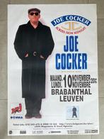 Poster Joe Cocker in Brabanthal Leuven, Collections, Musique, Artistes & Célébrités, Comme neuf, Enlèvement ou Envoi