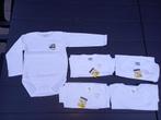 Nieuw 5 witte body's lange mouwen maat 86, Kinderen en Baby's, Babykleding | Maat 86, Jongetje of Meisje, Nieuw, Ophalen of Verzenden