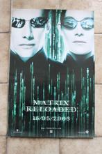 filmaffiche The Matrix reloaded filmposter, Ophalen of Verzenden, A1 t/m A3, Zo goed als nieuw, Rechthoekig Staand