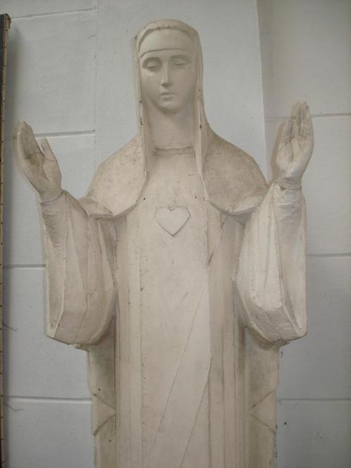 1938 Victor DEMANET La Vierge de Beauraing L stucco bozzetto, Antiquités & Art, Art | Sculptures & Bois, Enlèvement