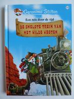 Geronimo Stilton strip De snelste trein van het Wilde Westen, Boeken, Kinderboeken | Jeugd | onder 10 jaar, Geronimo Stilton, Ophalen of Verzenden