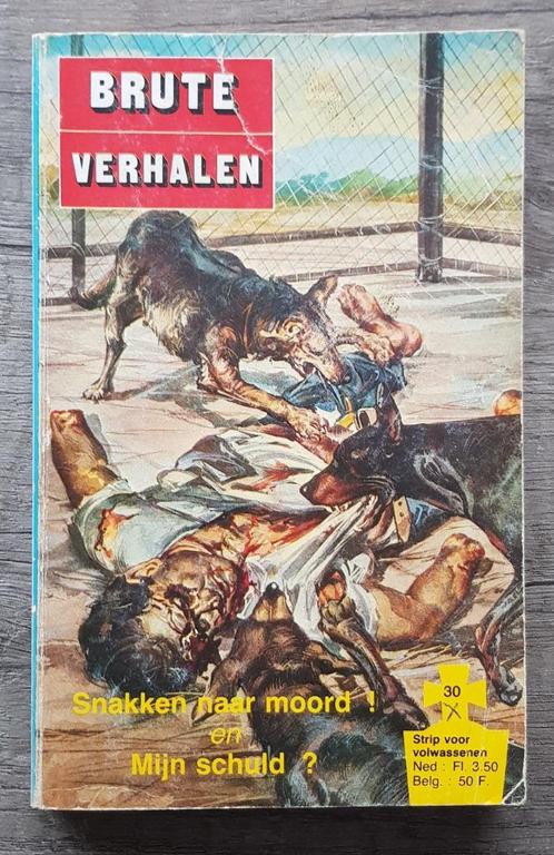 Brute verhalen 30: Snakken naar moord! + Mijn schuld?, Boeken, Stripverhalen, Gelezen, Eén stripboek, Verzenden