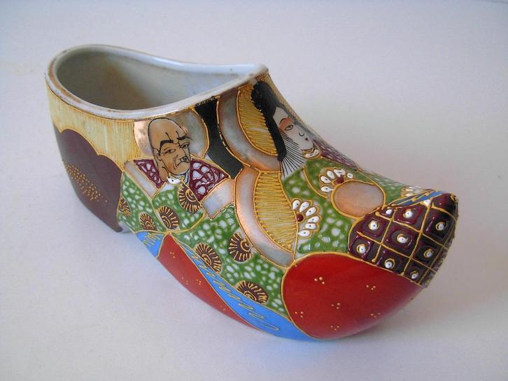 Sabot Satsuma en porcelaine japonaise, Antiquités & Art, Antiquités | Porcelaine, Enlèvement ou Envoi