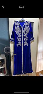 Robe caftan oriental une pièce en velours, Enlèvement, Comme neuf