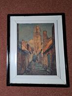 une peinture, probablement une aquarelle ou une étude à l'hu