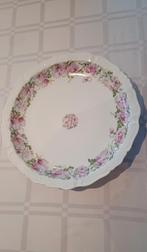 Grote ronde schaal met fijne bloemetjes, Huis en Inrichting, Woonaccessoires | Schalen en Manden, Ophalen, Gebruikt, Porselein of Keramiek