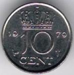 Nederland : 10 Cent 1979  KM#182  Ref 0290, Ophalen of Verzenden, Koningin Juliana, 10 cent, Losse munt
