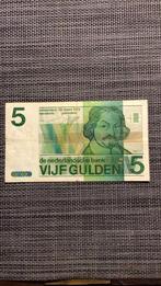 5 gulden, Postzegels en Munten, Bankbiljetten | Nederland, Verzenden, 5 gulden, Los biljet