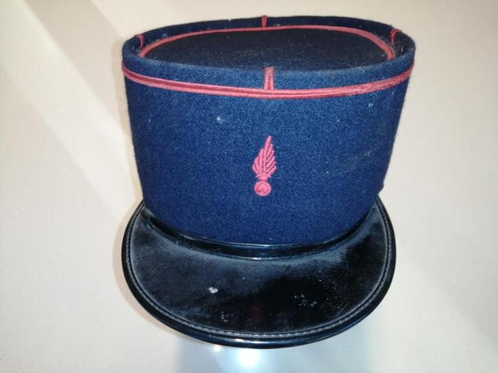 FRANCE - KEPI POMPIER - TROUPE, Collections, Objets militaires | Général, Autres, Enlèvement ou Envoi
