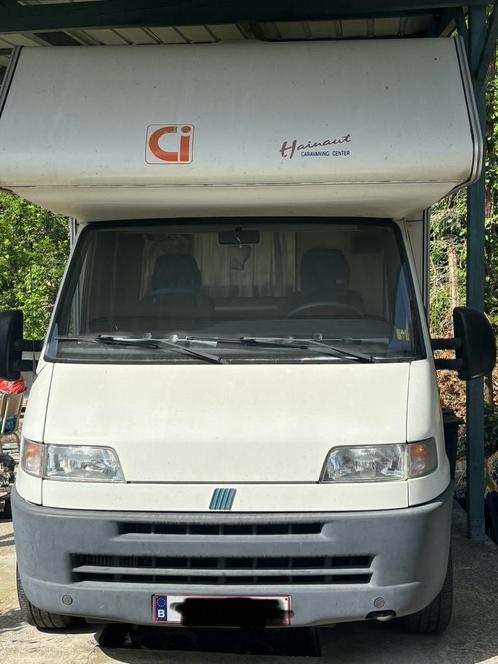 Camping-car Fiat Ducato Ci 5,40m de long, Caravans en Kamperen, Mobilhomes, Particulier, tot en met 4, Fiat, Diesel, 5 tot 6 meter
