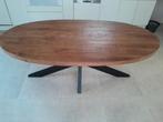 Tafel in mangohout, Huis en Inrichting, Tafels | Eettafels, Ophalen, Zo goed als nieuw