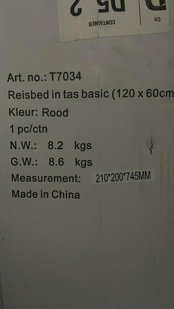 Reisbed, Enfants & Bébés, Chambre d'enfant | Lits, Neuf, Matelas, Enlèvement ou Envoi